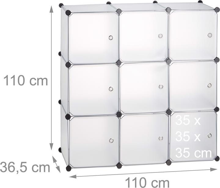 Actual product image Relaxdays Modular Shelf