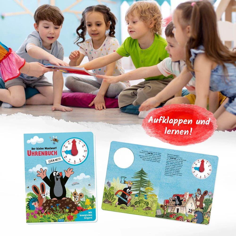 Thumbnail - Der kleine Maulwurf Uhrenbuch, Kinderbücher von Trötsch Verlag GmbH & Co.KG