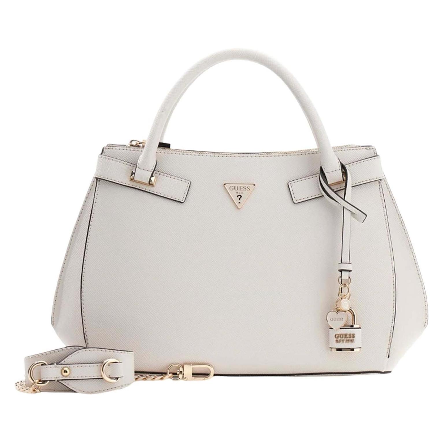 Guess, Unisex, Handtasche, Serenova Girlfriend Satchel, Beige