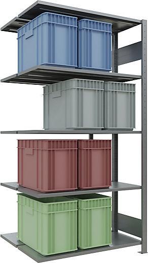 Actual product image eurokraft pro Boltless shelving, double row