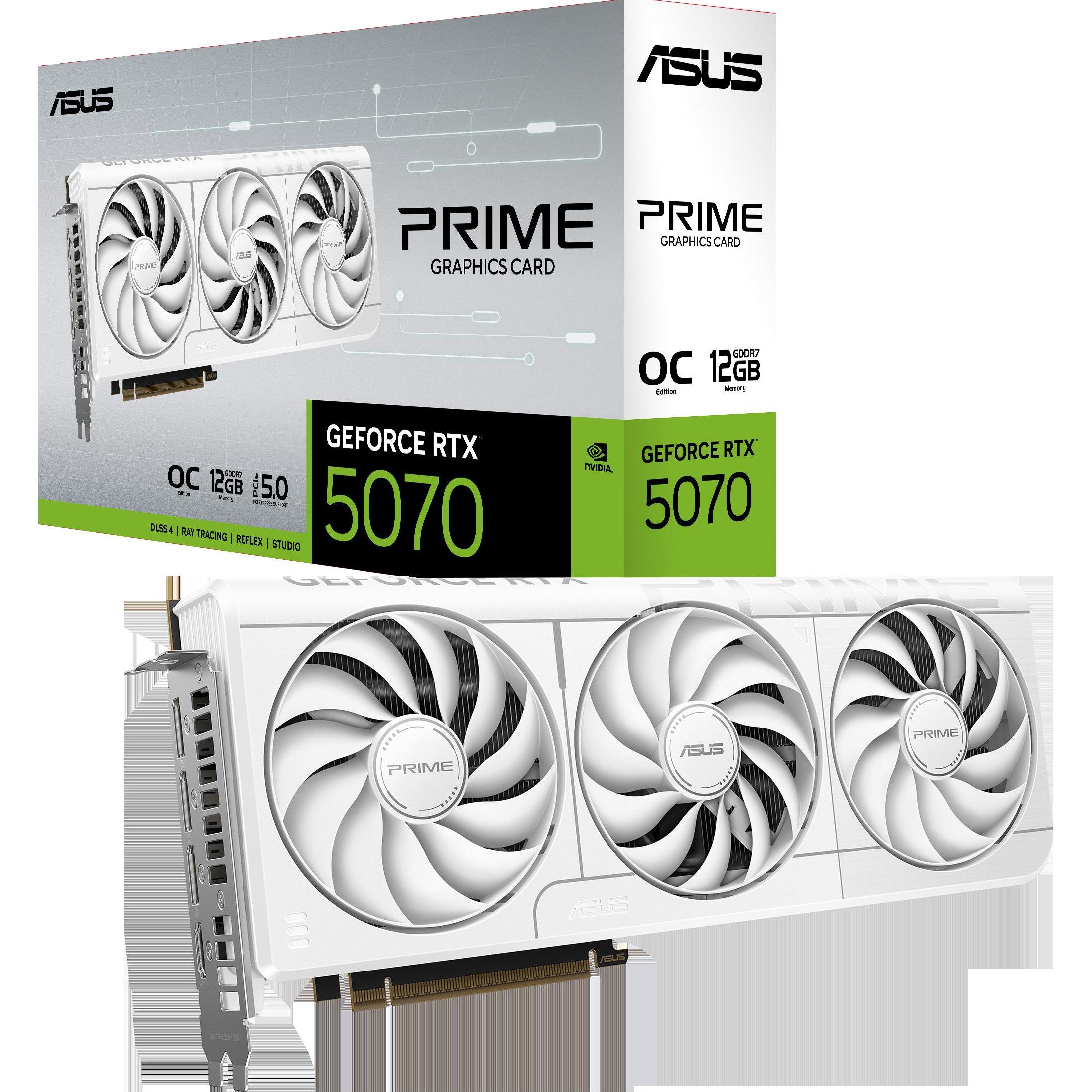 ASUS Prime GeForce RTX 5070 OC White (12 GB), Grafikkarte