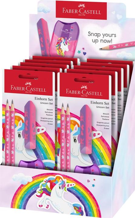 Actual product image Faber-Castell Einhorn-Set (HB, 4 x)