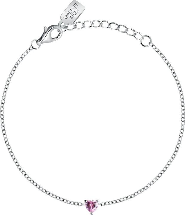 Produktbild La Petite Story Delicate silver bracelet with pink zircon Silver LPS05AWV10 (16 cm, 925er Silber)