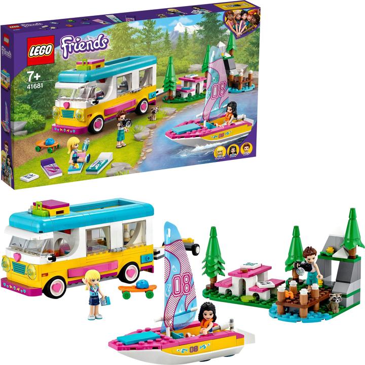 Immagine prodotto LEGO Friends 41681 Camper della foresta e barca a vela (41681, LEGO Friends)