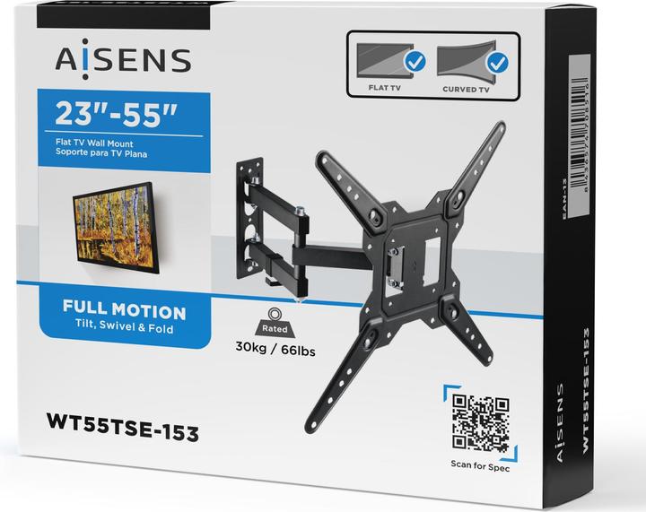 Image du produit Aisens WT55TSE-153 (Mur, 30 kg, 23" - 55")