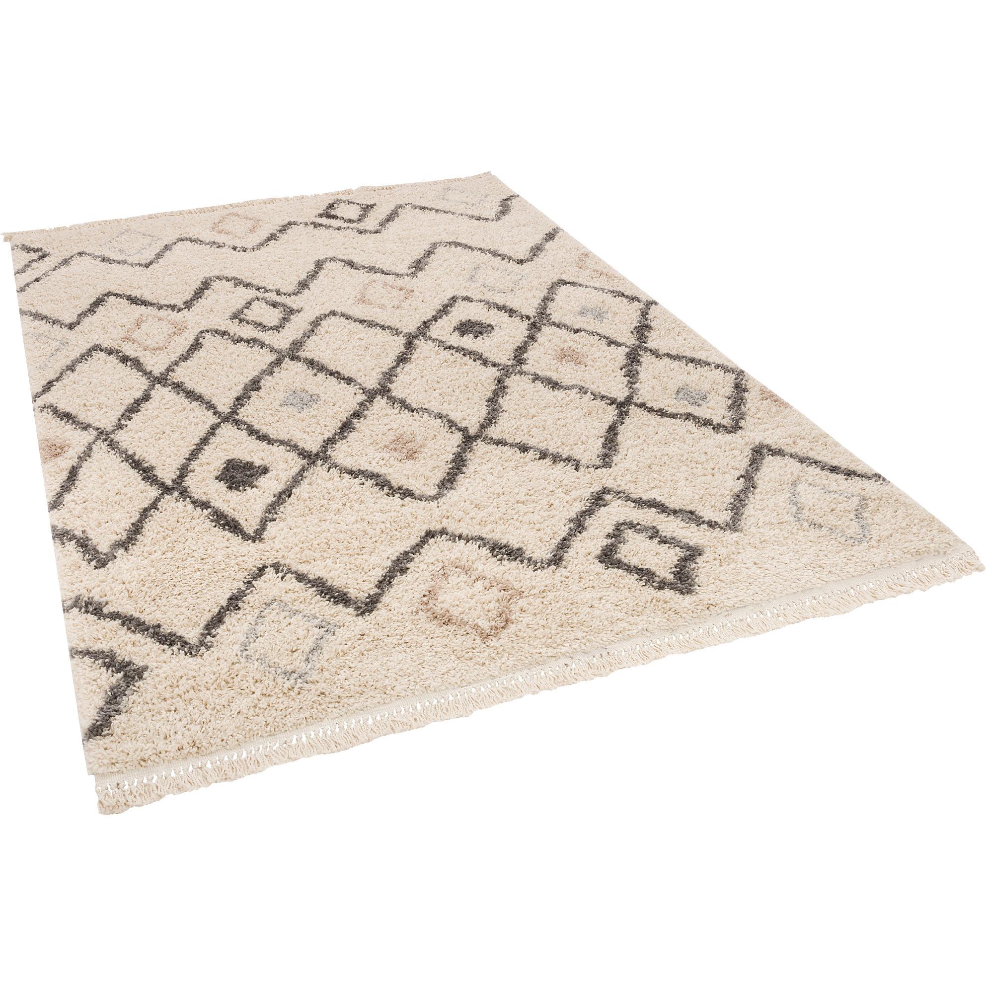 Pergamon, Teppich, Hochflor Langflor Shaggy Teppich Casablanca Ethno (200 x 290 cm)