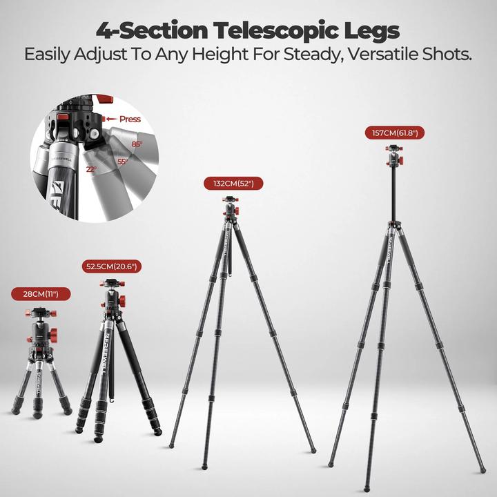 Produktbild Freewell Real Multi-Tripod 5-in-1 (Carbon)