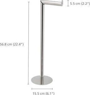 Actual product image Joseph Joseph EasyStore Luxe toilet roll holder 2 in 1 stainless steel