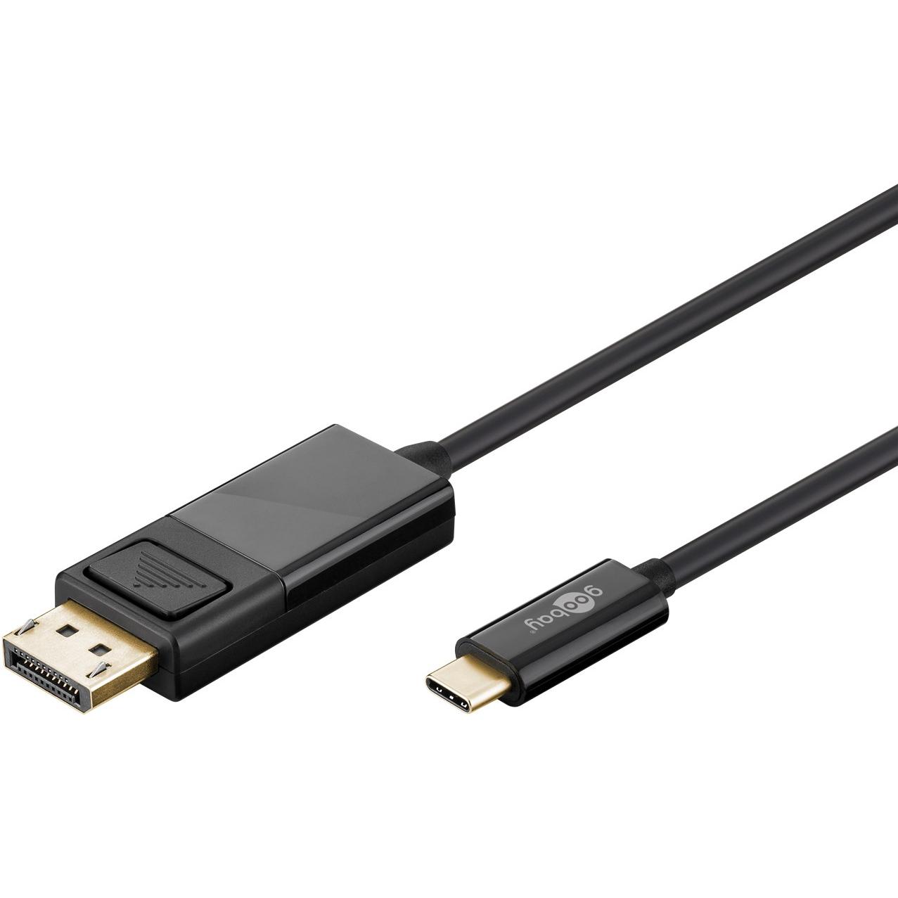 Goobay USB Typ C — DisplayPort (1.20 m, DisplayPort), Video Kabel