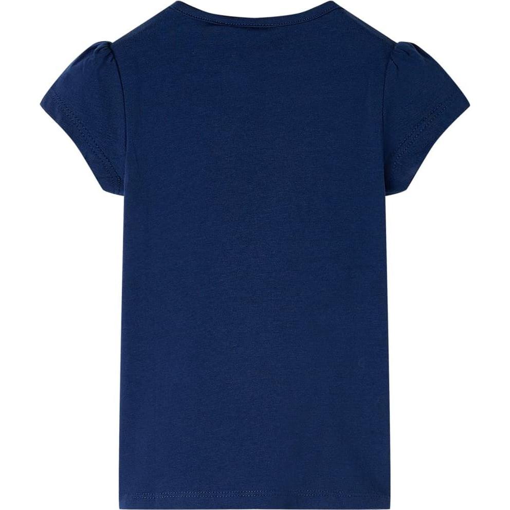 Thumbnail - VidaXL, Jungen, Shirt, Kinder-T-Shirt Marineblau 140,Material: 95 % Baumwolle. 5, Blau, (140)