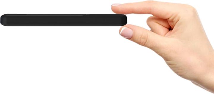 Actual product image Wozinsky powerbank Wpower 10,000 mah - black (10000 mAh, 10 W, 37 Wh)