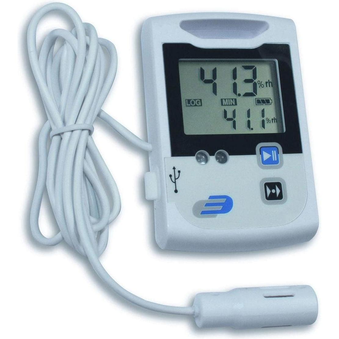 TFA Log110-Exf, Thermometer + Hygrometer, Weiss