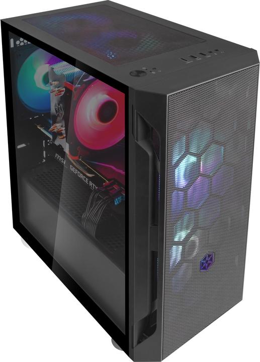 Produktbild Silverstone Fara H1M Pro Micro-ATX Gehäuse - Tempered Glass, ARGB (mATX, Mini-ITX, Mini-DTX)