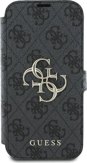 Produktbild Guess GUBKP16L4GMGGR iPhone 16 Pro 6.3" czarny/black book 4G Metal Logo (Apple iPhone 16 Pro)