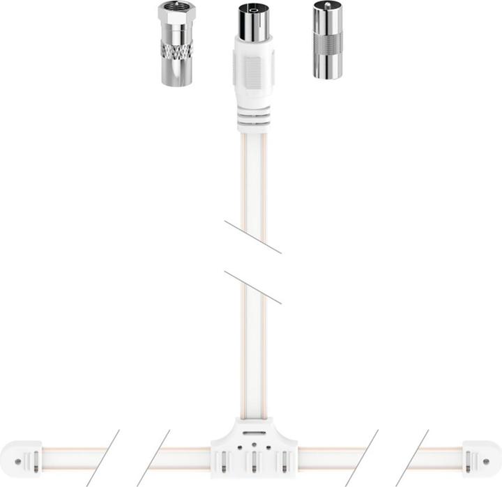 Hama DAB+ throw-out antenna, 1.75 m (Monopole antenna, DAB/ DAB+)