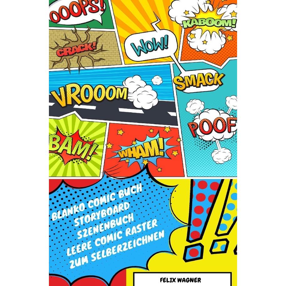 Thumbnail - epubli, Heft + Block, Wagner:Blanko Comic Buch Storyboard Sze (Harter Einband)