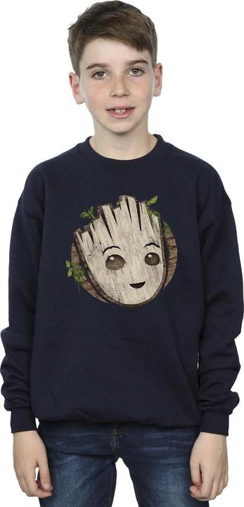 Produktbild I Am Groot Wooden Head Sweatshirt Jungen (116)