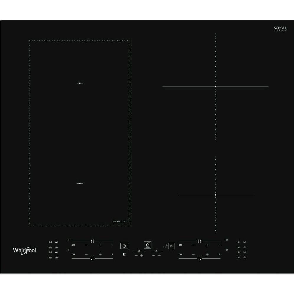 Whirlpool WL B1160 BF Kochfeld Integriert Zonen-Induktionskochfeld 4 Zone(n), Kochfeld, Schwarz