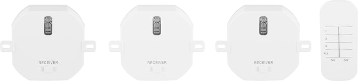 Produktbild Smartwares Lichtschalter-Set Funk-Einbauschalter + Fernbedienung (Heizungsaktor)