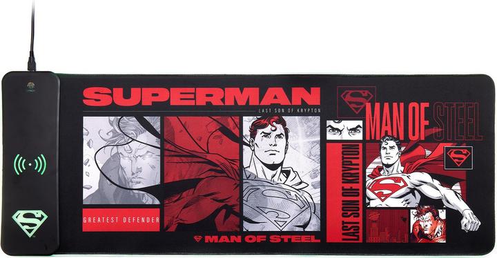 Produktbild Numskull Superman - Oversize Gaming Mat and Mobile Charger /Movies and TV-show (XXL)