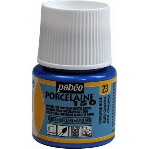 Pebeo, Künstlerfarbe + Bastelfarbe, Porcelaine 171 (Opalblau, 45 ml)
