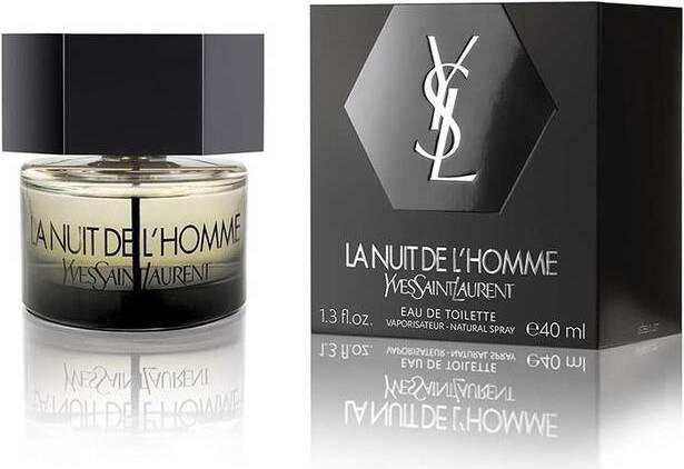 Actual product image Yves Saint Laurent La Nuit De L'Homme - Eau de Toilette (Eau de toilette, 40 ml)