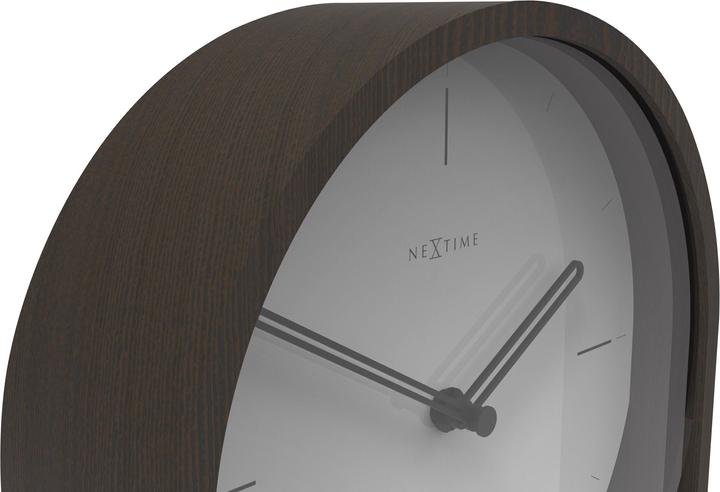 Actual product image Nextime Table clock Noa Black / White