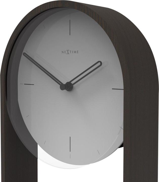 Actual product image Nextime Table clock Noa Black / White