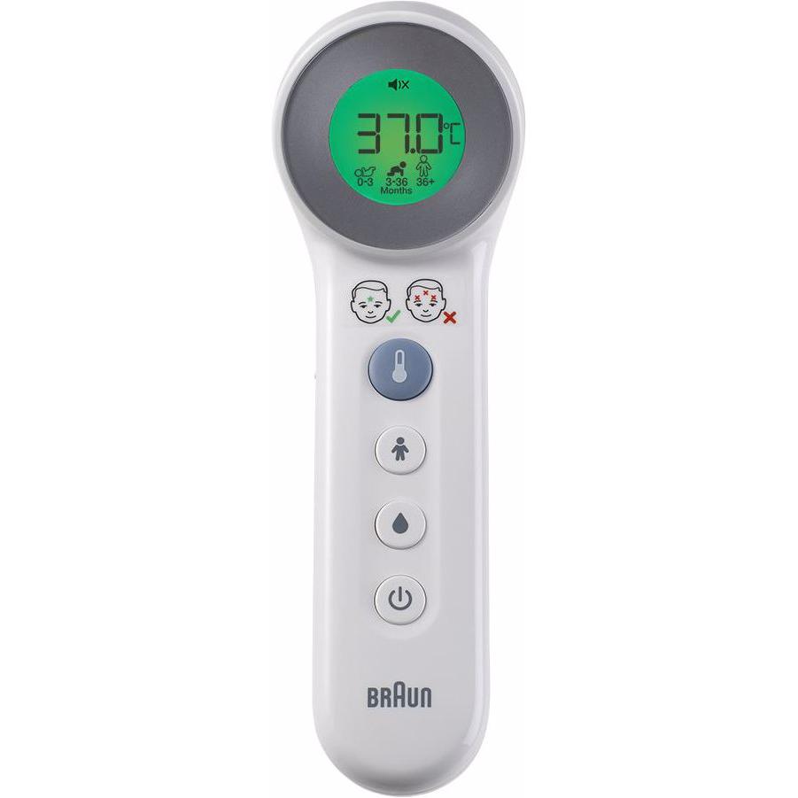Braun, Fieberthermometer, BNT 400 No Touch (Stirn, Berührungslos)