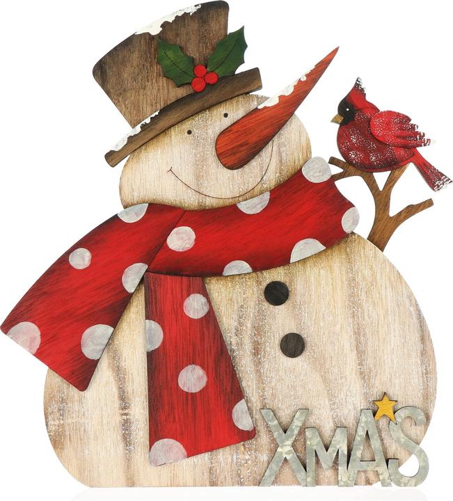 Actual product image Com-four Snowman stand-up display