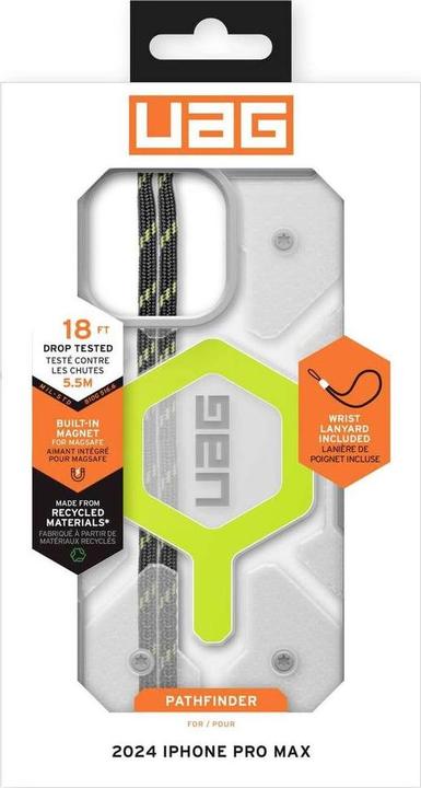 Actual product image UAG Pathfinder Clear Magsafe (Apple iPhone 16 Pro Max)