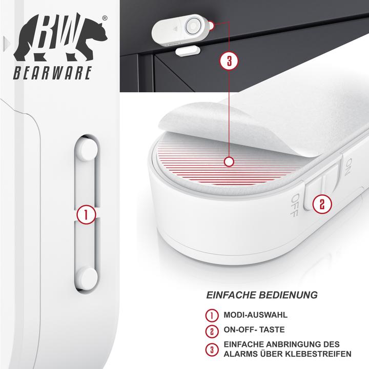 Produktbild Bearware Fenster und Türalarm