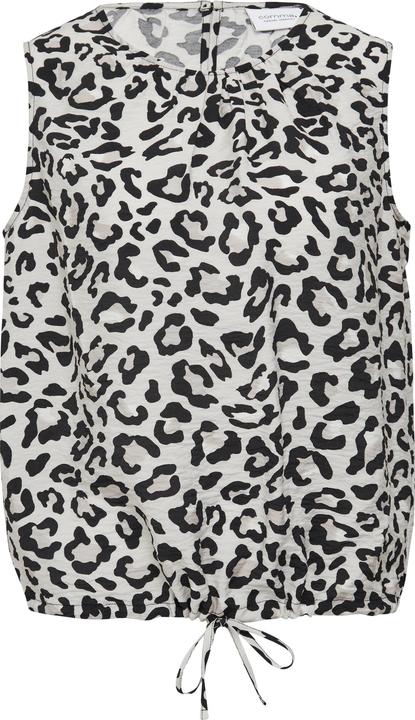 Produktbild Comma Bluse Blusentop mit Binde-Detail im Leo-Muster (38)