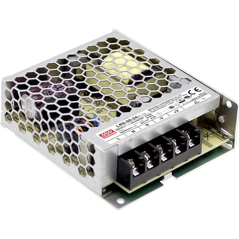 MeanWell Mean Well LRS series LRS-50-24 - Netzteil (Plug-In-Modul), Caricatore universale