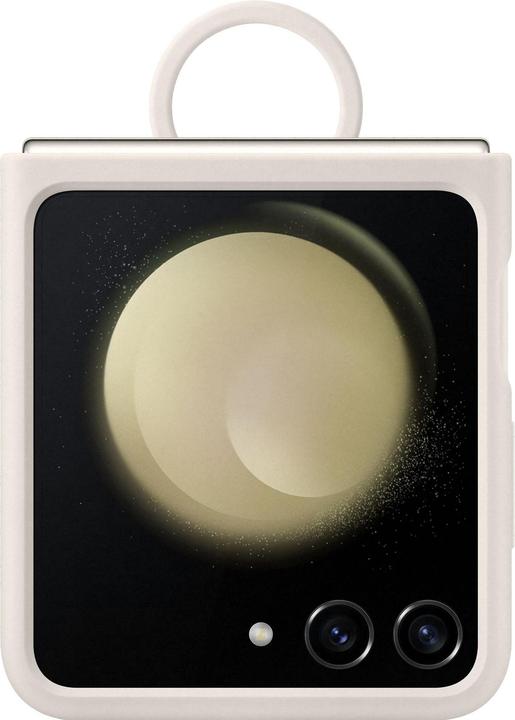 Samsung Custodia in silicone con anello (Samsung Galaxy Z Flip5)