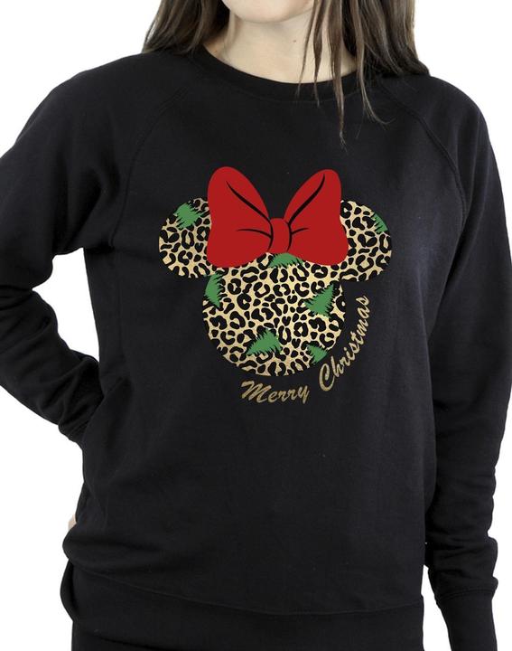 Immagine prodotto Disney Minnie Mouse Leopard Christmas Felpa Donna (XXL)