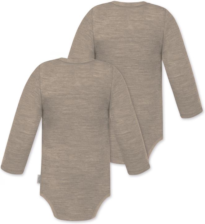 Produktbild Normani 2er Pack Baby Merino Langarmbody „Tuai" - 9397 (86)