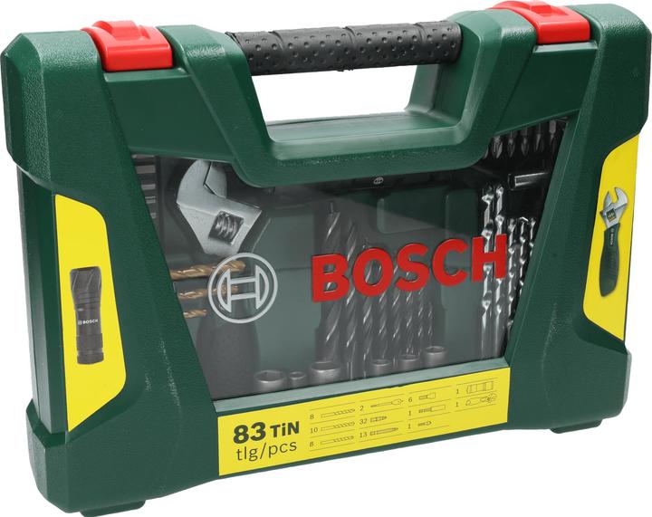 Produktbild Bosch Zubehör V-Line TiN-Bohrer- und Bit-Set (10 mm, 12 mm, 13 mm, 2 - 6mm, 7 mm, 8 mm, 9 mm)