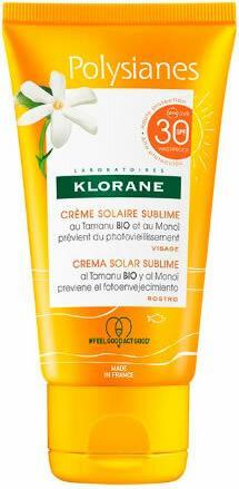 Immagine prodotto Klorane Polysianes Sublime Crema Solare Viso Spf30 50ml (Crema solare viso, SPF 30, 50 ml)