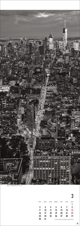 Produktbild New York Vertical Kalender 2026 (24,5 x 69 cm)