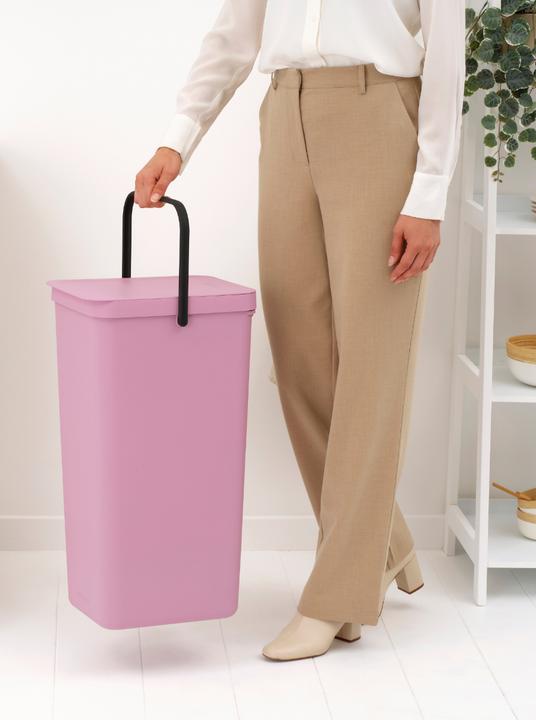 Actual product image Brabantia Recyclingbehälter Sort & Go 40 l, Rosa (40 l)