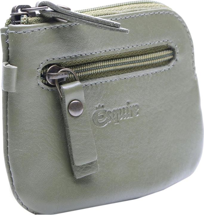 Actual product image Esquire Peru leather key pouch 11 cm