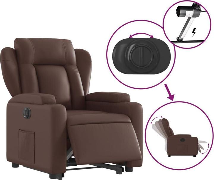 Image du produit vidaXL Relaxsessel mit Aufstehhilfe