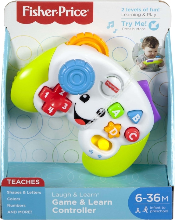 Fisher-Price Learning fun game controller (D, DU, F, I, E) (German, Dutch, English, French, Italian)