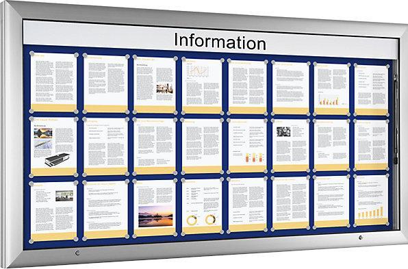 Image du produit Schaar-Design Vitrine d'affichage (Tableau noir, 102,5 x 200 cm)