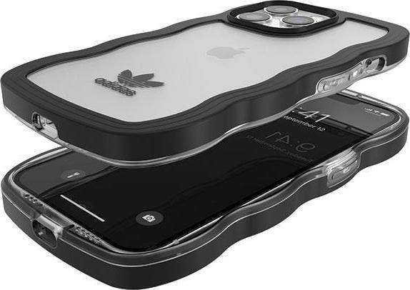 Actual product image adidas OR Wavy Case iPhone 13 Pro /13 6.1" czarny-przezroczysty/black-transparent 51900 (Apple iPhone 13 Pro)