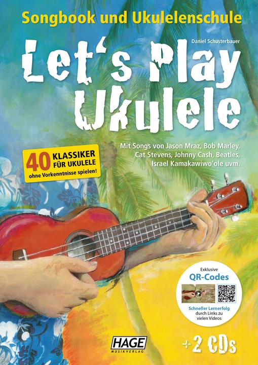Actual product image Let's Play Ukulele with 2 CDs DVD (German, Daniel shoemaker, 2013)