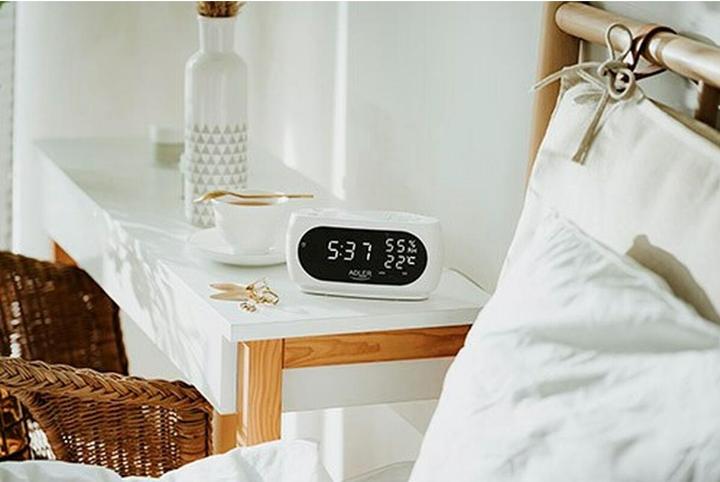 Produktbild Adler Budzik AD 1186 white