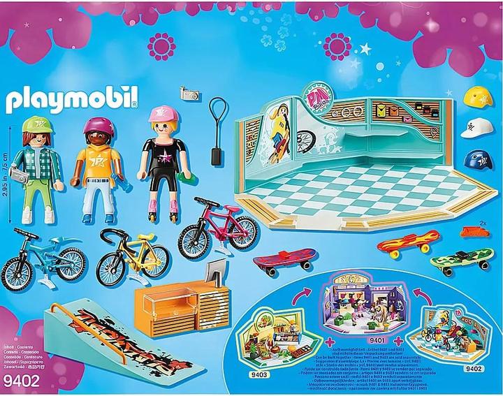 Produktbild Playmobil Bike Skate Shop (9402, Playmobil City Life)