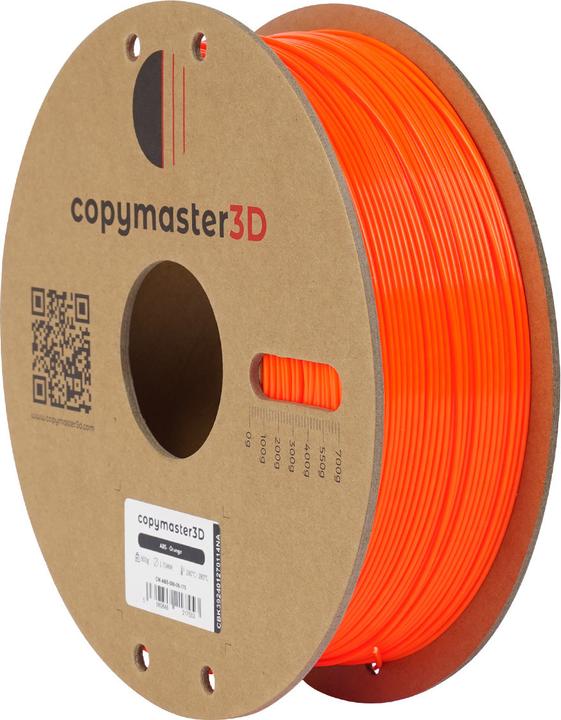 Immagine prodotto Copymaster3D ABS Filament for 3D Printer, 1.75 mm, orange (ABS, 1.75 mm, Arancia)